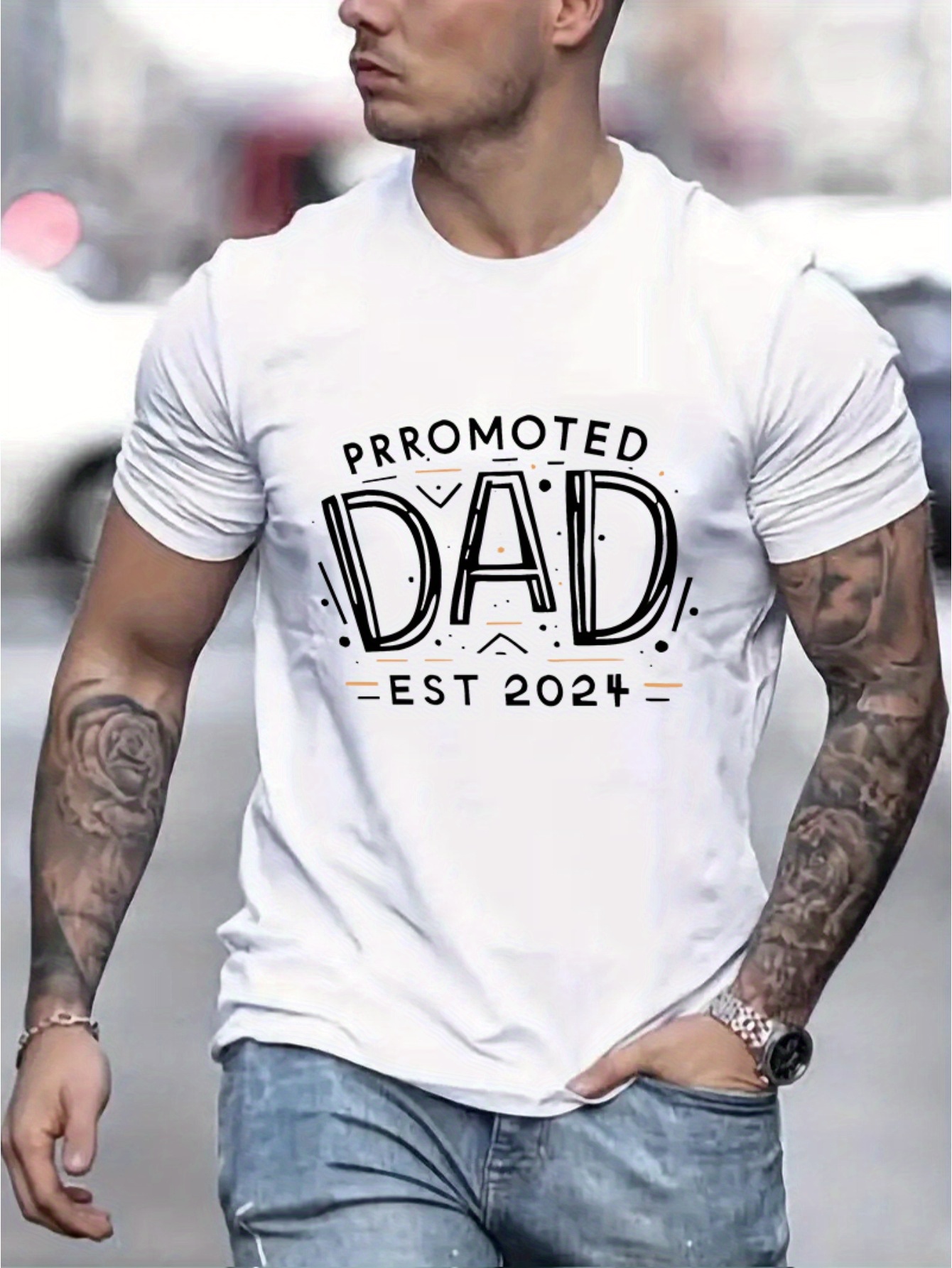 Men's Funny Cool Saying 'dad's Busy ' Print Fashion Cotton - Temu