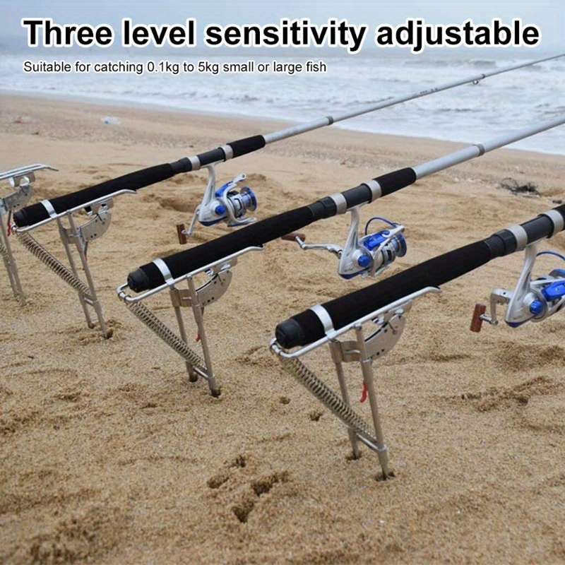 Automatic Fishing Rod Holder High Sensitivity Double Spring - Temu