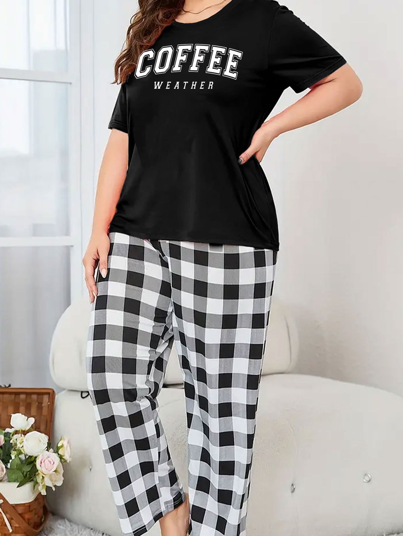 Conjunto De Lazer Casual Para Mulheres Conjunto De Pijama De - Temu Portugal