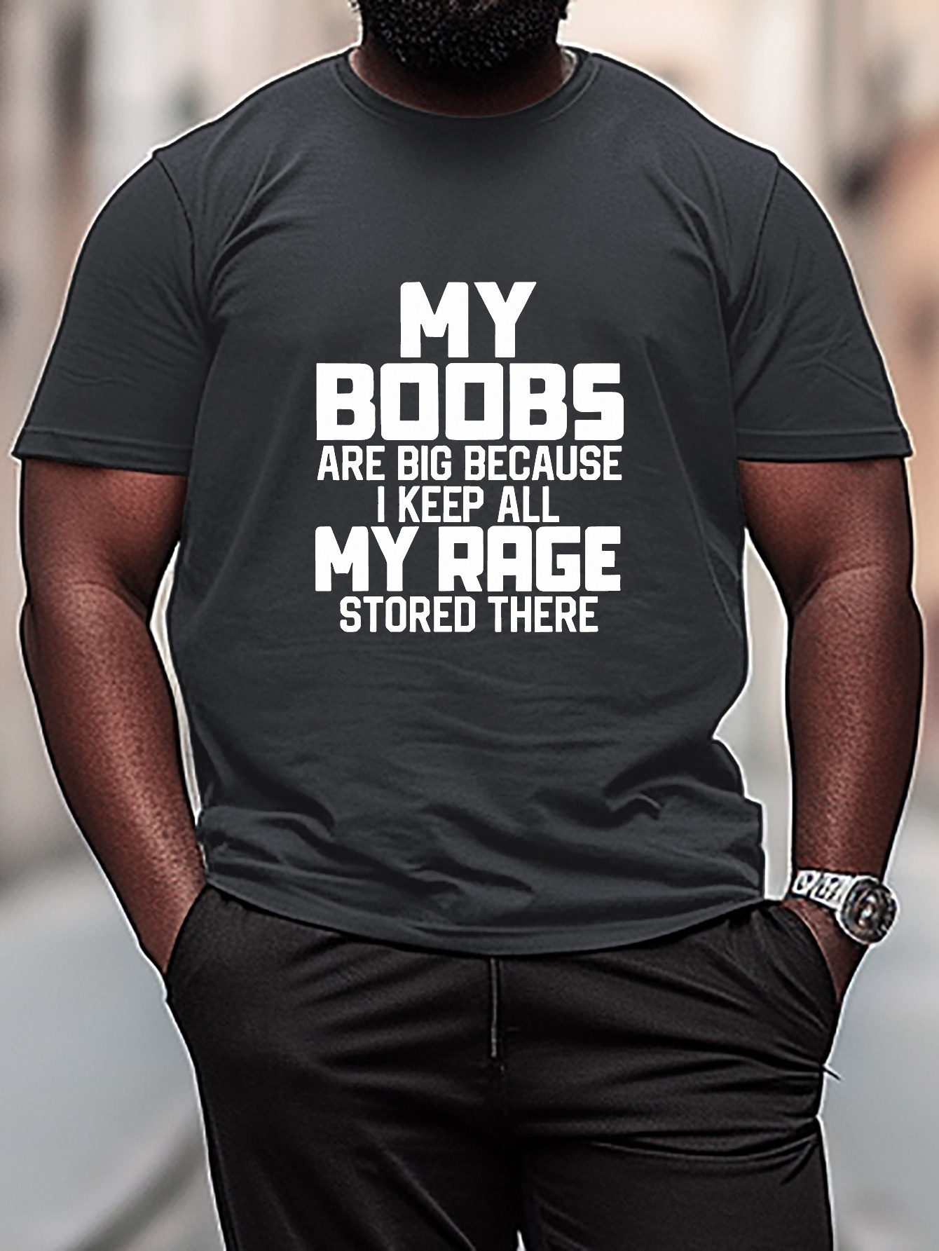 Women Men Funny Creative Big Boobs Breast 3d Print Casual T-shirt