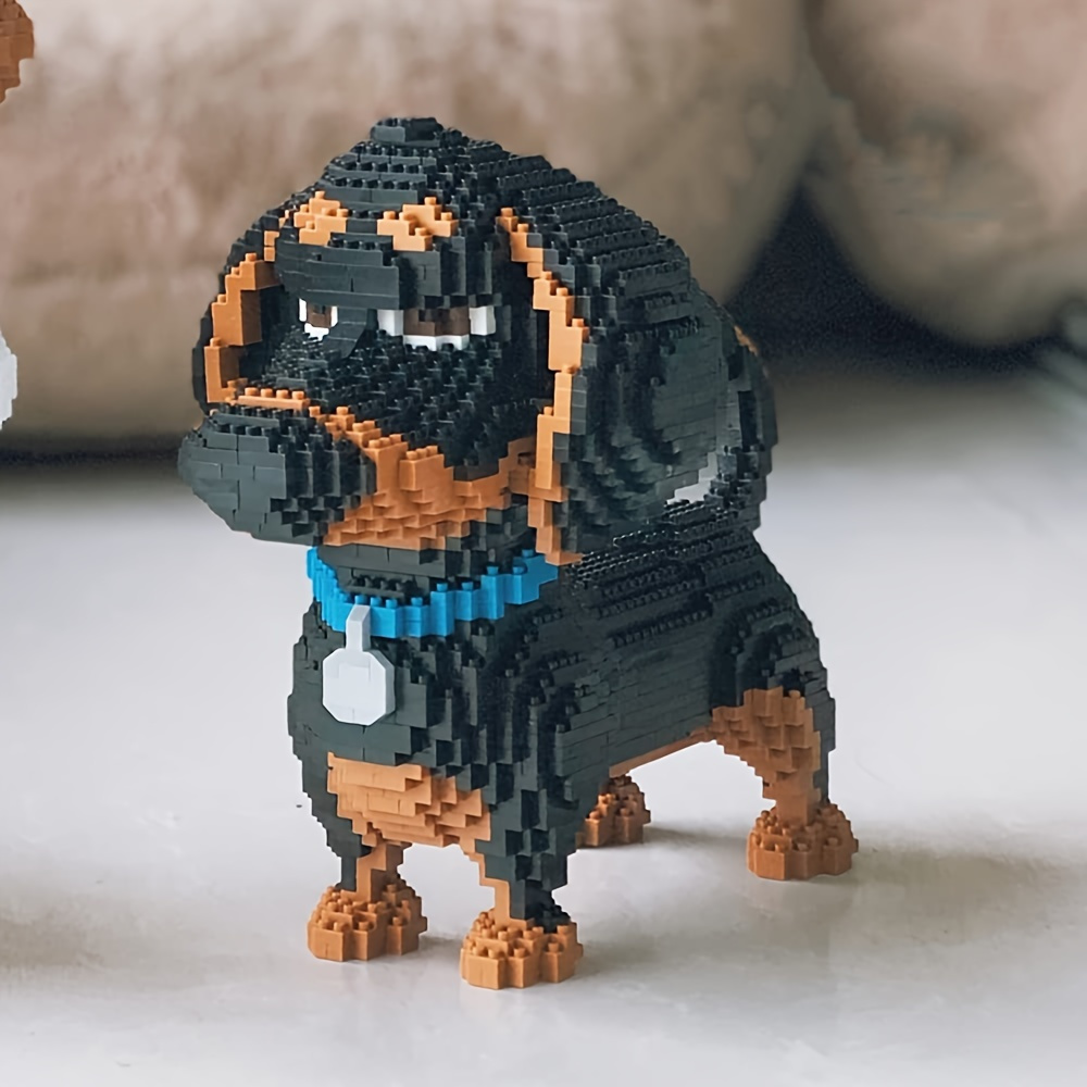 

Jouet de construction pour chien, mini jouet de construction pour animal de compagnie, mini puzzle 3D pour animal de compagnie, cadeau