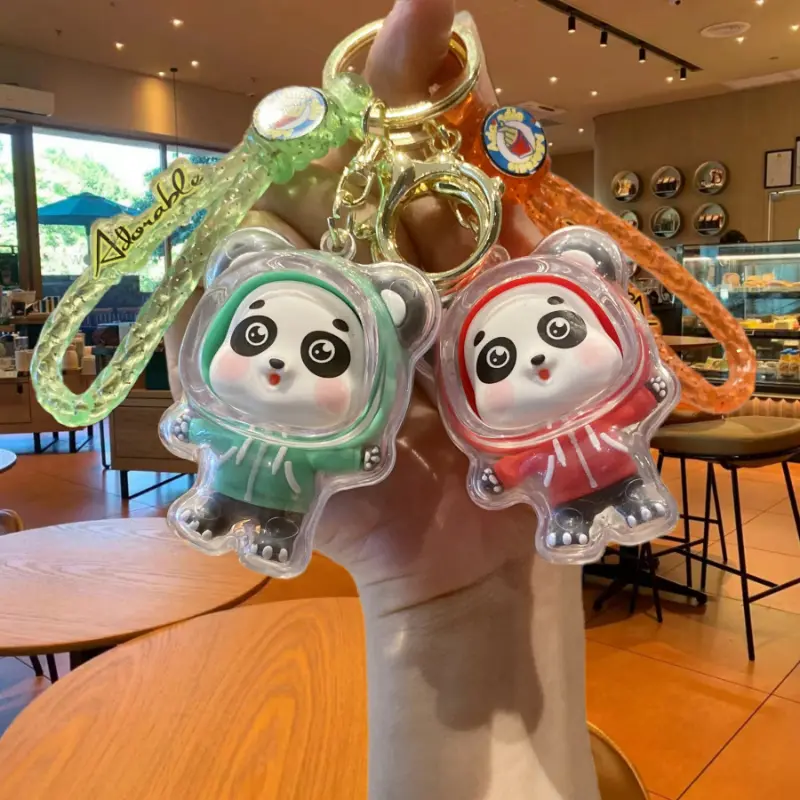 1pc Mens New Cute Cartoon Animal Panda Car Keychain - Jewelry ...