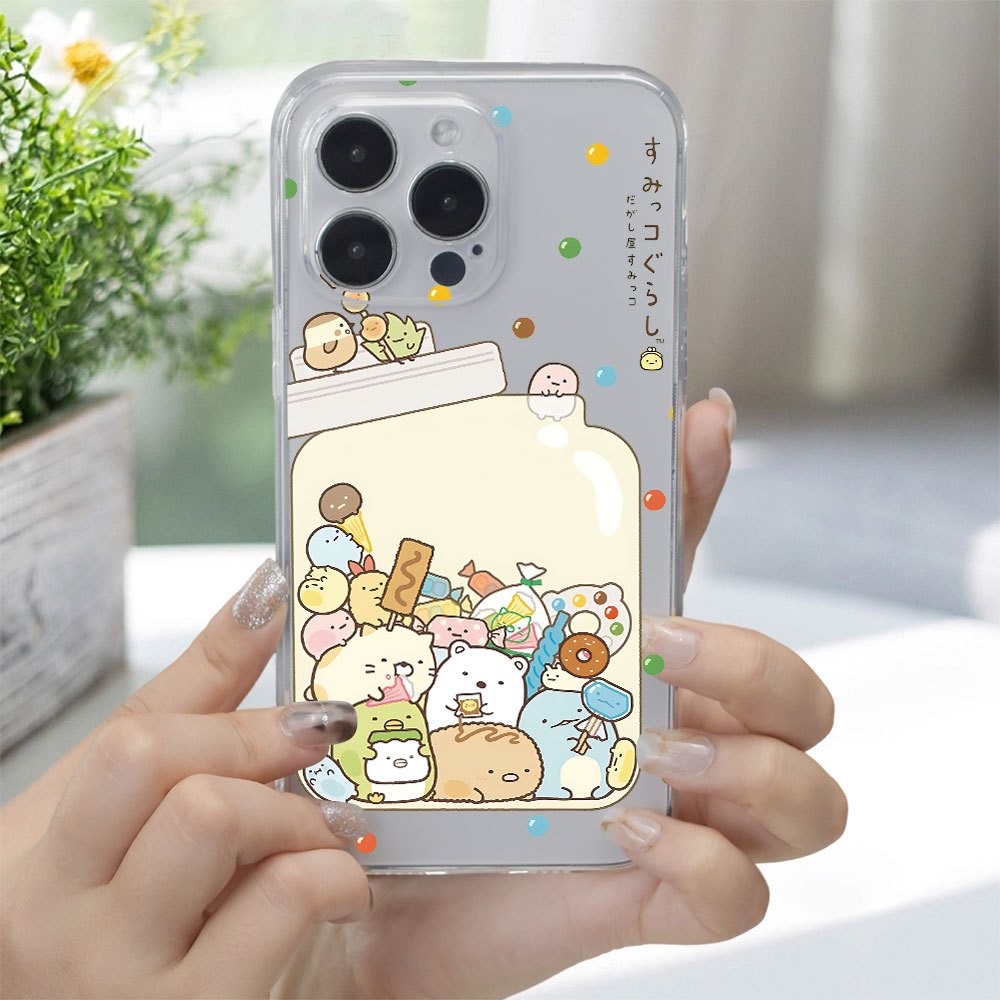 

Creative Cute Cartoon Pattern Transparent Phone Case Premium Texture Simple For Iphone15 14 13 12 11 Xs Xr X 7 8 Plus Pro Max Mini