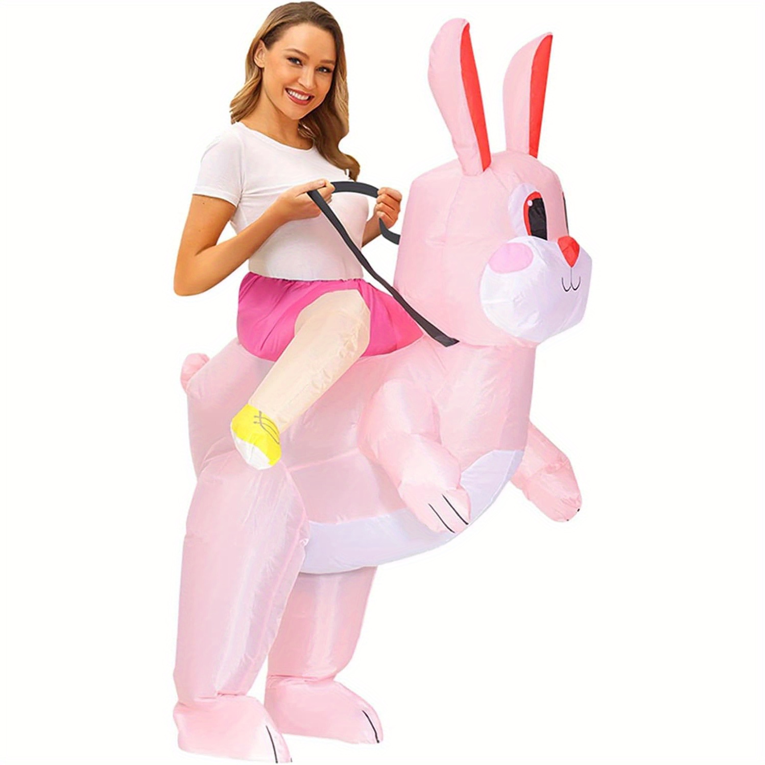 1pc Costume Gonflable Lapin De Pâques Costumes Amusants À - Temu France