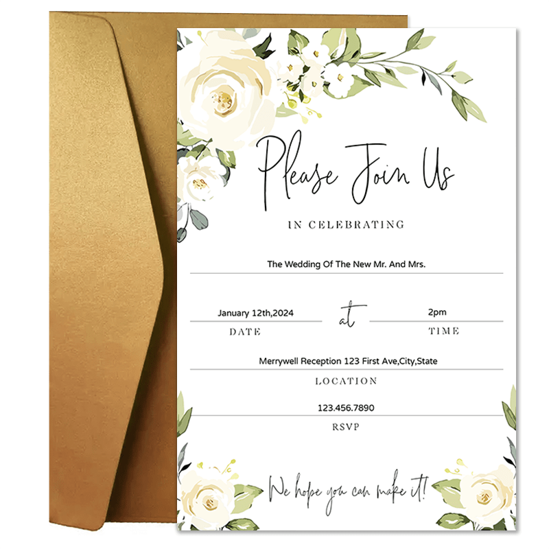 Wedding Invitation Card Paper - Temu