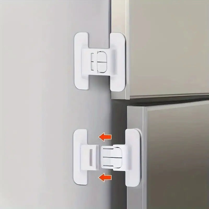 Cabinet Door Combination Lock Refrigerator Lock Burglar - Temu