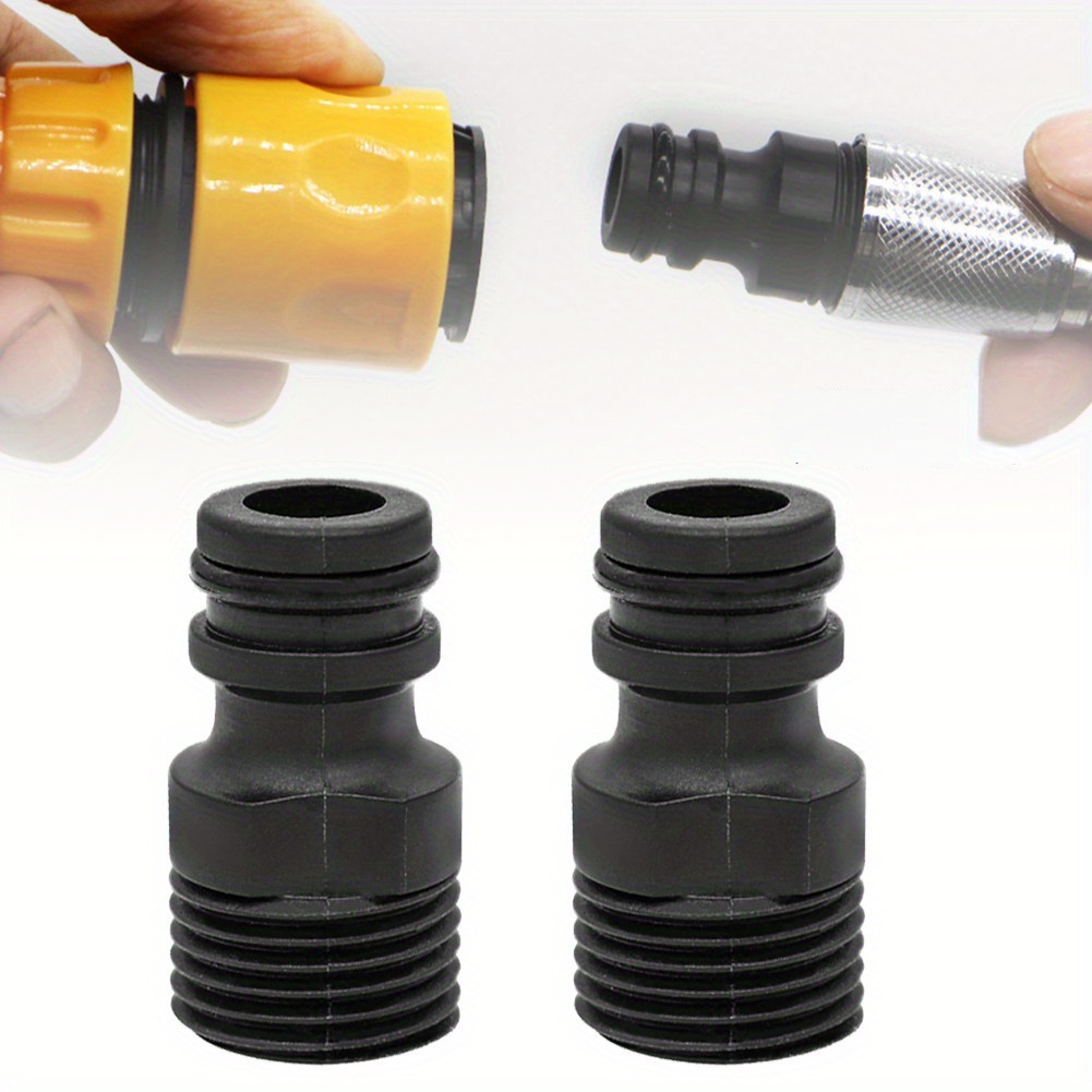 Connecteur de tuyau de robinet mélangeur, mélange facile d’eau chaude et  froide, connecteur rapide d’extrémité de tuyau, connecteur de robinet  fileté