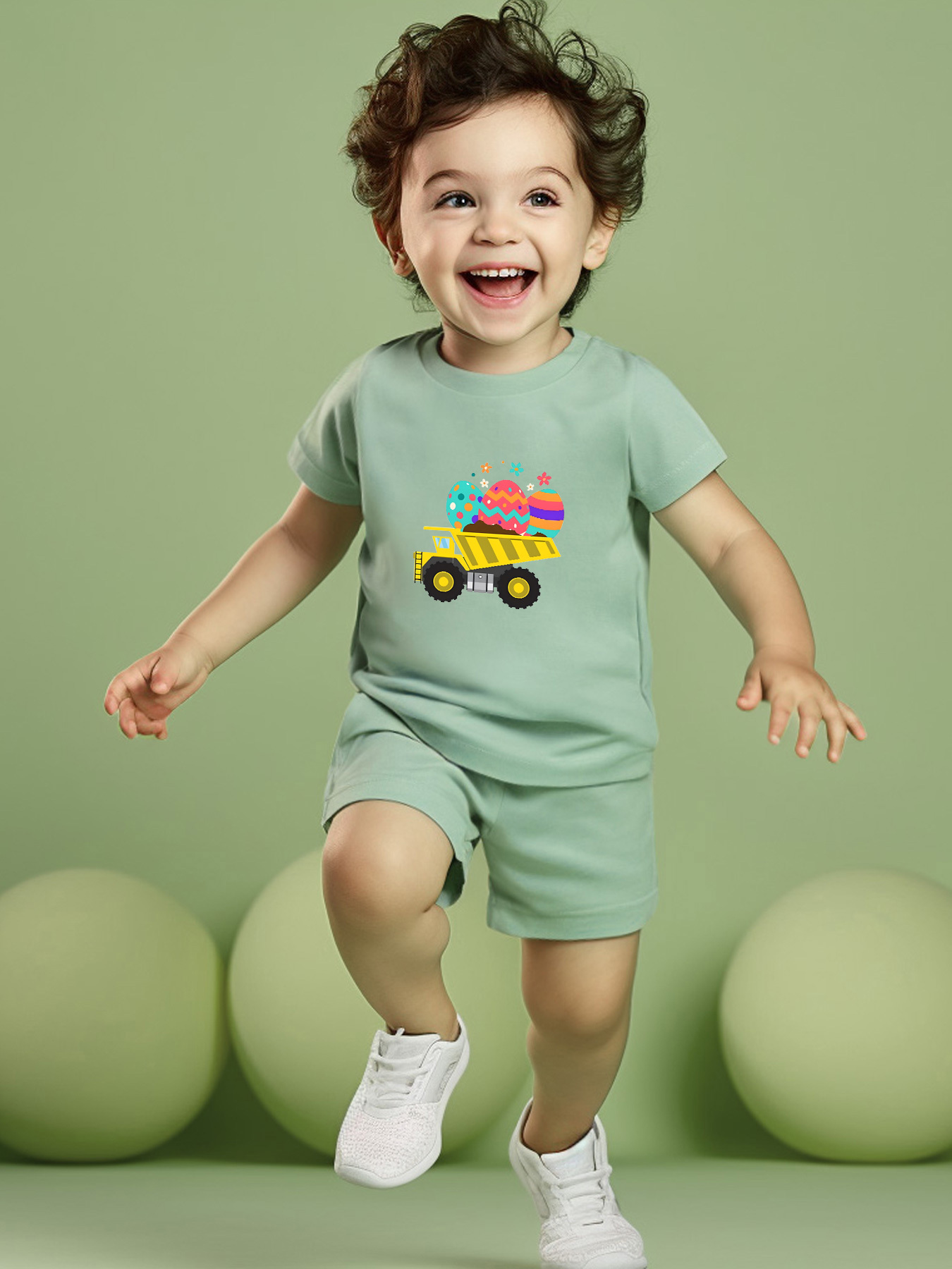 Conjunto Informal Gráfico Fútbol Niños Camiseta Pantalones - Temu