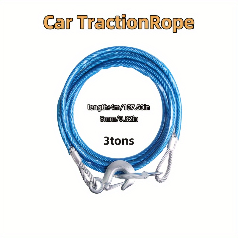 Trailer Rope Car Steel Wire Rope road Small Car Strong - Temu