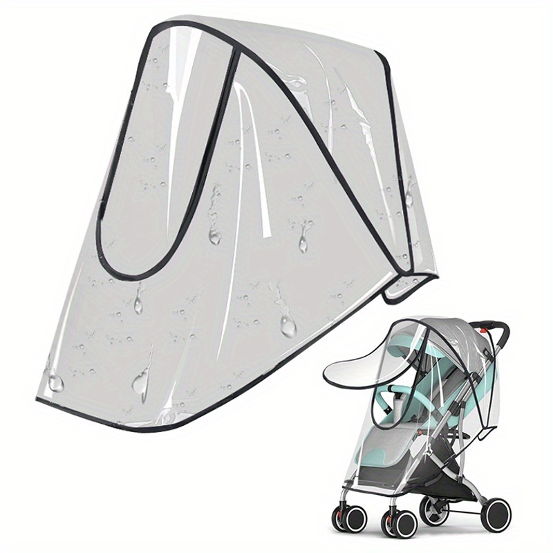 stroller rain cover   waterproof rain   protective cover details 2