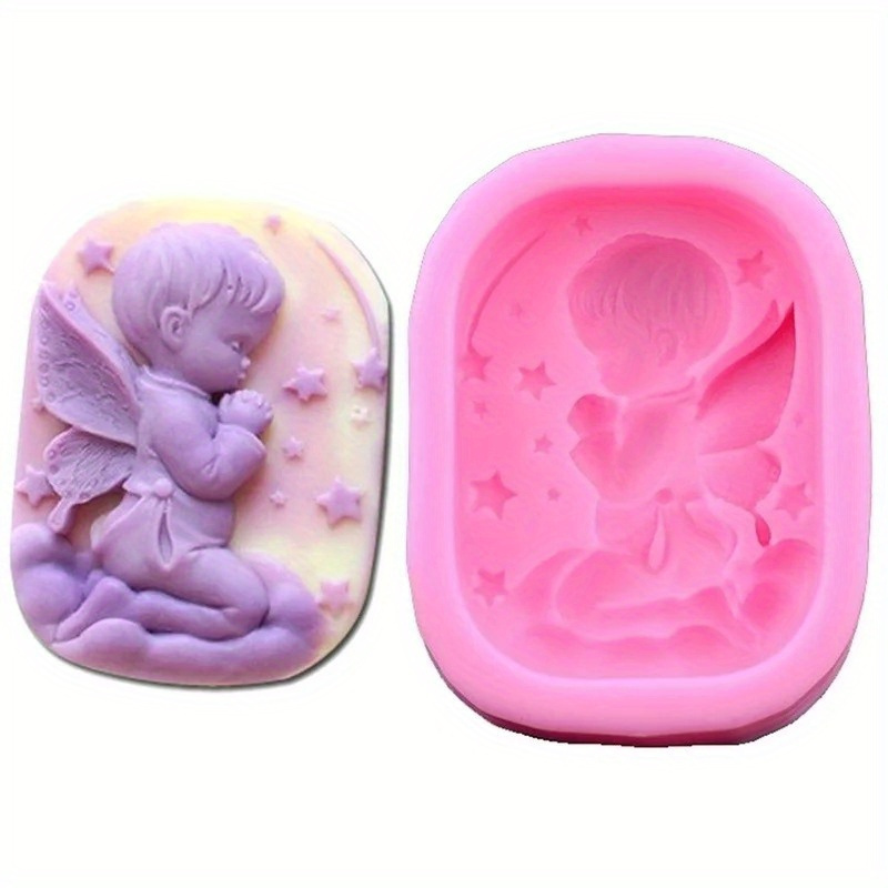 

1pc Handmade Soap Mold Natural Soap Silicone Pastry Art Decor Kitchen Accessories