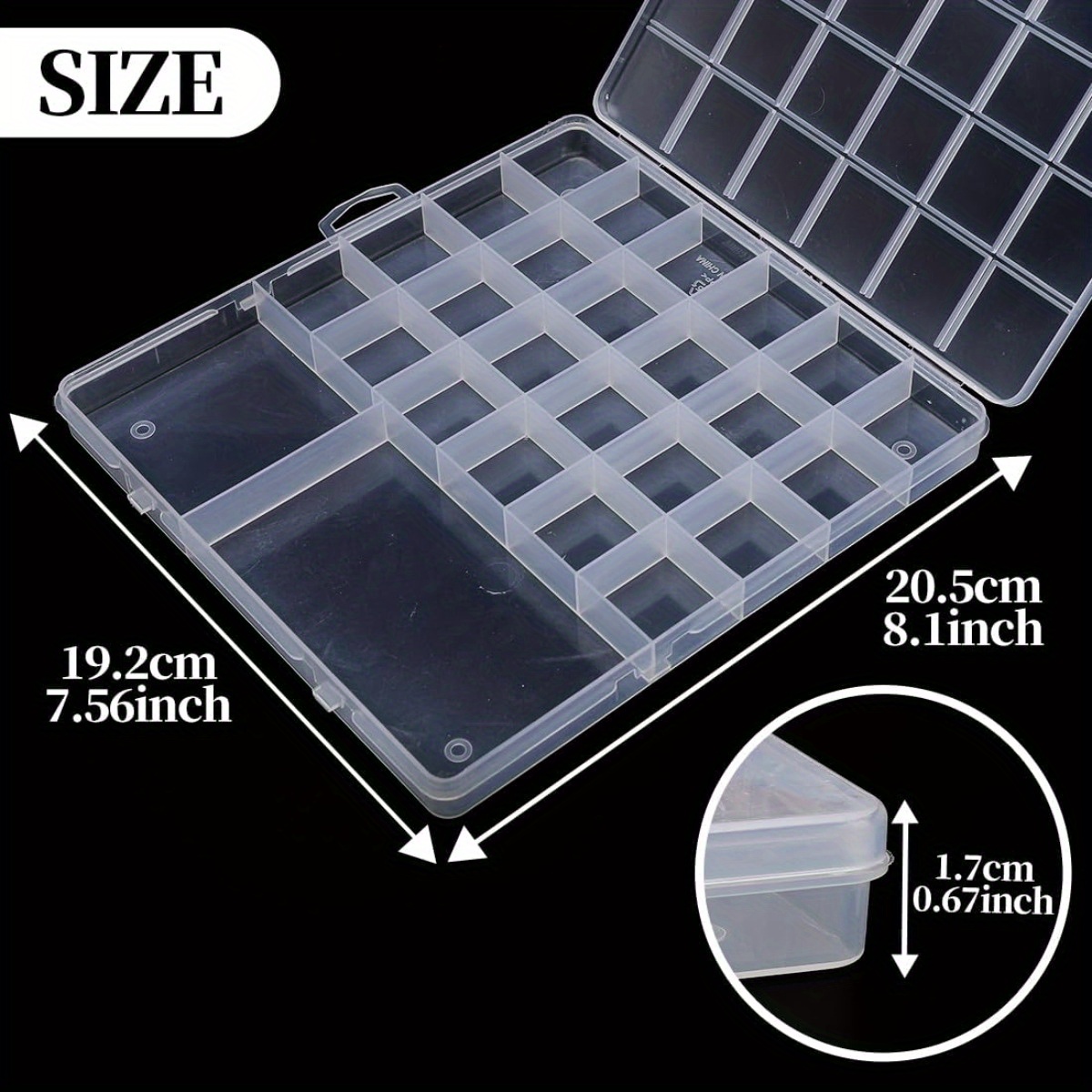 Bead Storage Box Diy Arts Crafts Jewelry Organizer Plastic - Temu