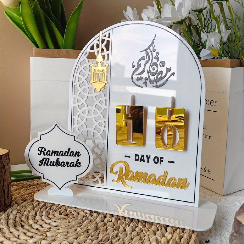 Set Di Decorazioni Per La Tavola Di Ramadan Calendario In - Temu Italy