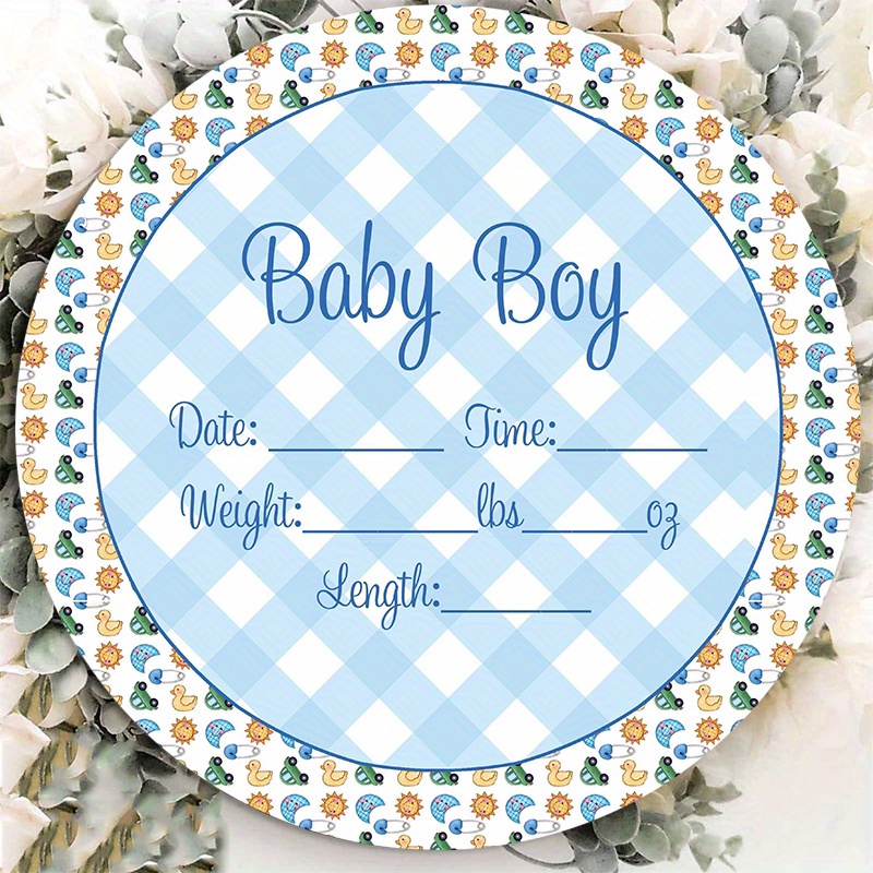 

1pc 8x8inch Aluminum Metal Sign It's A Boy Wreath Sign, Metal Wreath Sign, Wreath Attachment, Wreath Embellishment, Personalize
