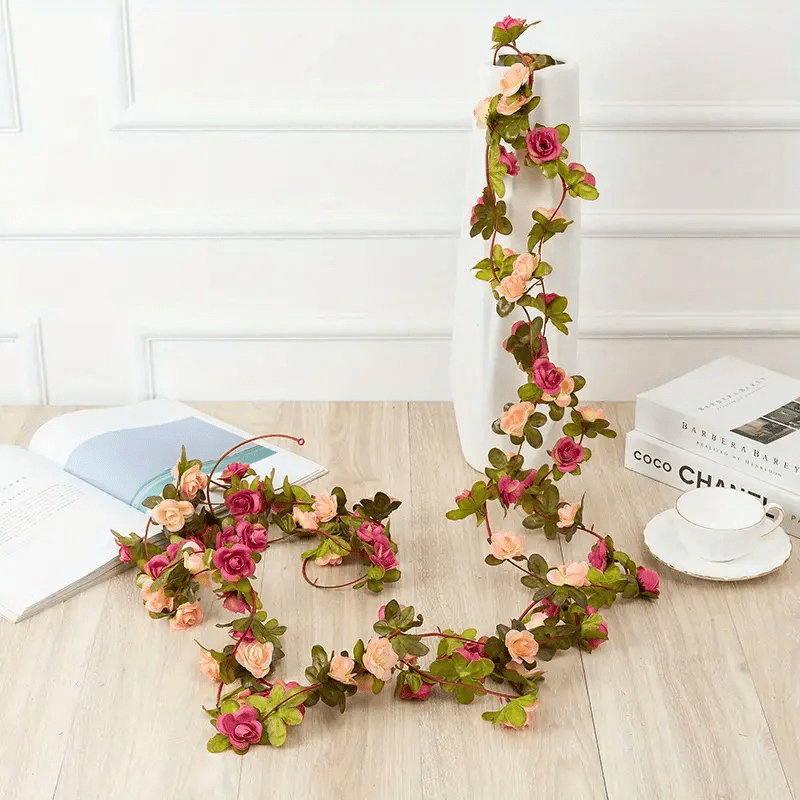 TEMU 1pc, Vine Leave , Plastic Garlands For , Hanging Decor