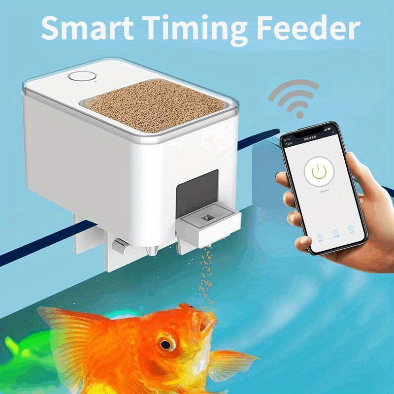 Wifi automatic fish on sale feeder