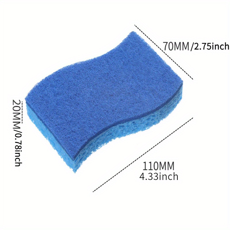 5pcs multifunctional cleaning sponge double sided scouring pad for household cleaning dishwashing sponge   sponge   non scratch sponge wipe super absorbent cleaning supplies cleaning tool details 3