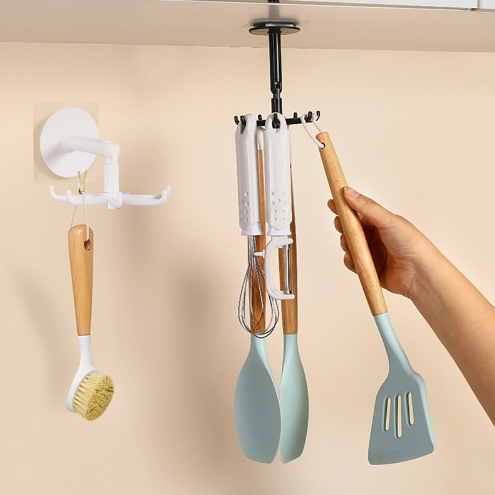 Kitchen 360 ° Utensil Holder Hook Heavy Duty Plastic Self - Temu
