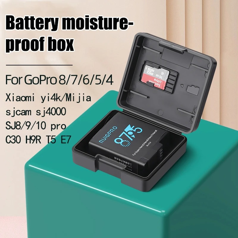Plastic Battery Case Storage Box Cover Camera Accessories - Temu