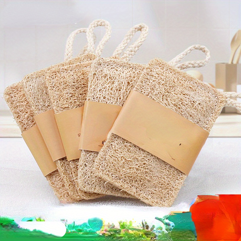 1pc Paño De Lavado De Platos De Esponja Natural De Loofah - Esponja Suave Y  Delicada Para Limpiar Platos, Ollas Y Verduras - Herramienta Y Suministro  De Cocina - Temu Spain