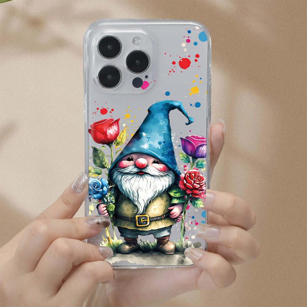 

Creative Red Rose Blue Hat Villain Print Mobile Phone Case Suitable For 15 14 13 12 11 Xs Xr X 7 8 Plus Pro Max Mini