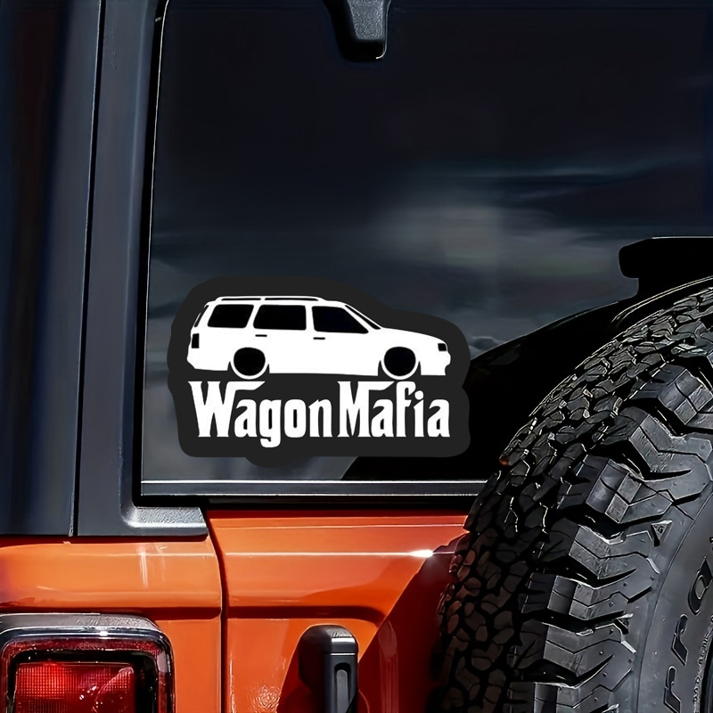 

Van Mafia Station Wagon Funny Sticker Vinyl Sticker, Car Truck Van Waterproof Sticker