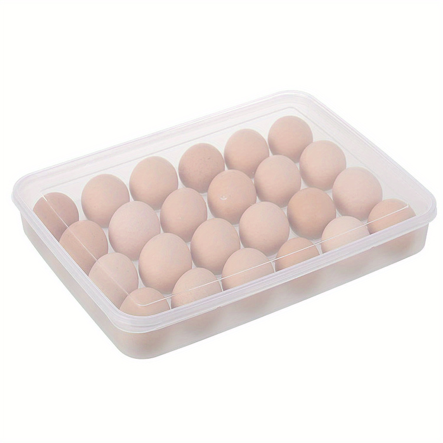Soporte para huevos para refrigerador, organizador de huevos, bandeja  reutilizable para huevos, contenedor de almacenamiento para encimera,  estante, Verde mayimx Porta huevos