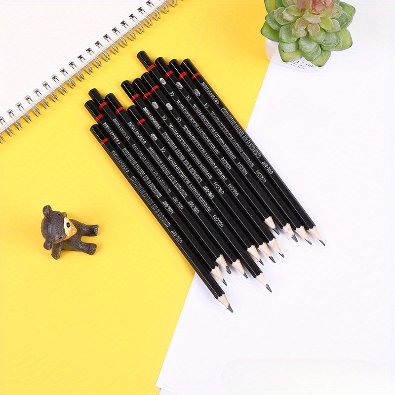 12pcs Boxed 2H-8B Professional Sketch Pencil Set, Suitable for Drawing and Painting Art Supplies, Essential School Stationery Gift for Back to School, Must-Have Art Academy Gift, School Essentials