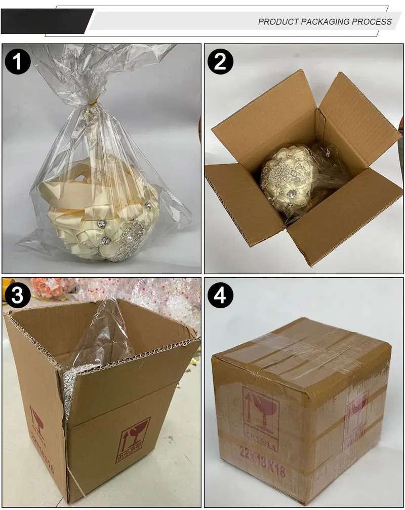 qo‘l bilan ushlanadigan to‘y buketi, aksessuarlar, o‘z-o‘zidan qilish, to‘y qizlarining gul kompozitsiyasi, nafis polyester spandex, sharobda, ko‘k, binafsha, tafsilotlar 19