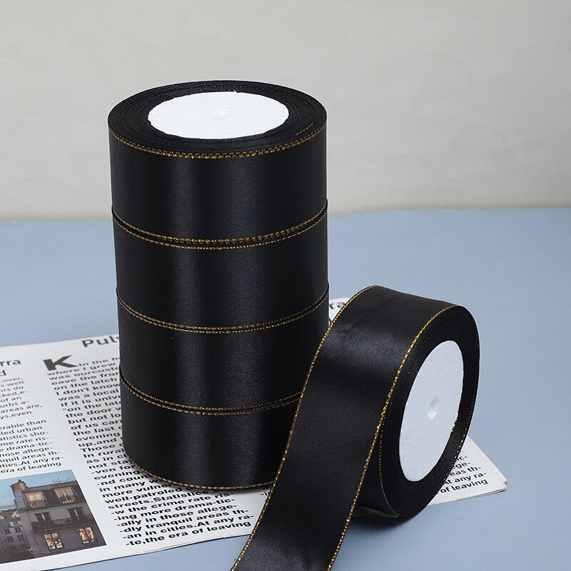 

25 Yards 1.6 Inch Single-sided Colored Ribbons Are Used To Decorate Gifts, Flower Packaging, Christmas Ornaments And Hair Accessories