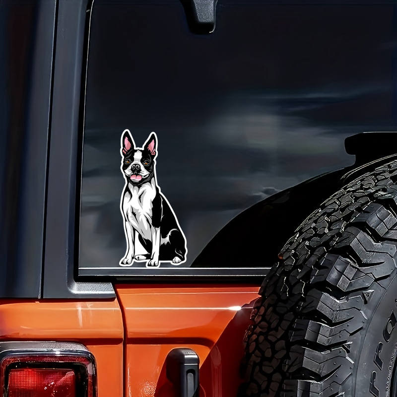 

Sitting Boston Vinyl Sticker, Car Vinyl Waterproof Sticker For Car