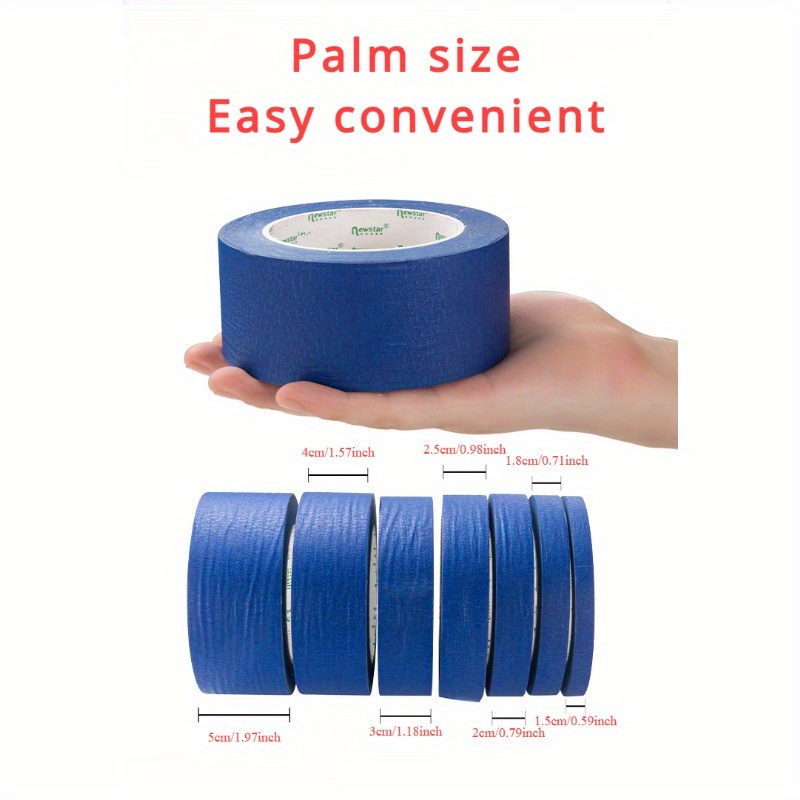 Blue Masking Tape Car Beauty Spray Paint Masking High Temu