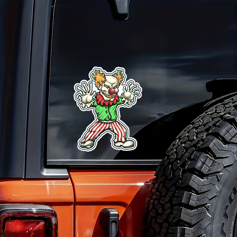 Sticker voiture clown - TenStickers