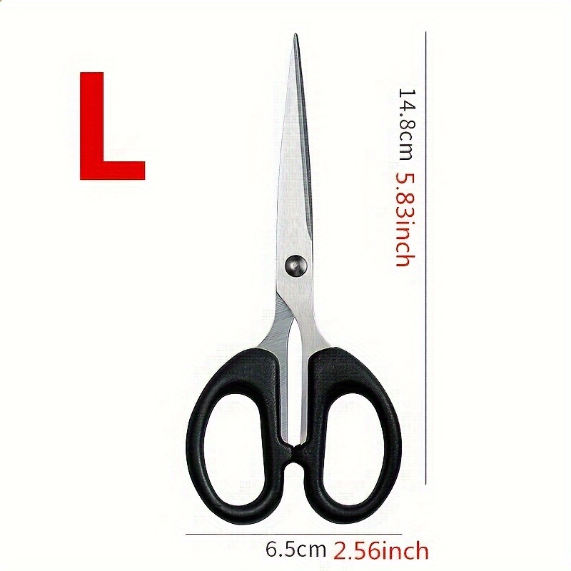 

3pcs Stainless Steel Office Home Scissors Kitchen Scissors Student Paper Scissors Sewing Scissors Cutting Tool