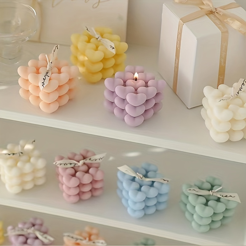 Handcrafted Heart Aromatherapy Candle for Weddings Birthdays