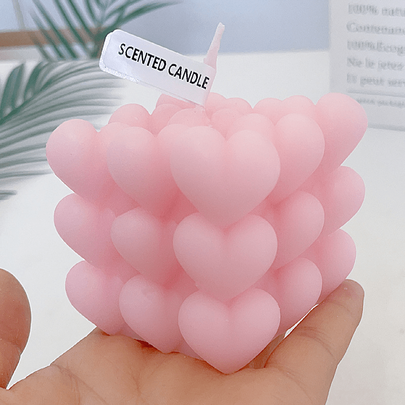 Handcrafted Heart Aromatherapy Candle for Weddings Birthdays