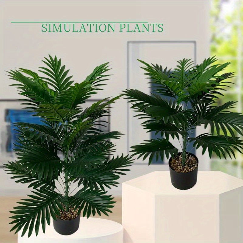 

1pc, Large Artificial Tropical Plant For Indoor And Outdoor Home Gardens, Used For Ground Decoration, Made Of Plastic Fake Trees.