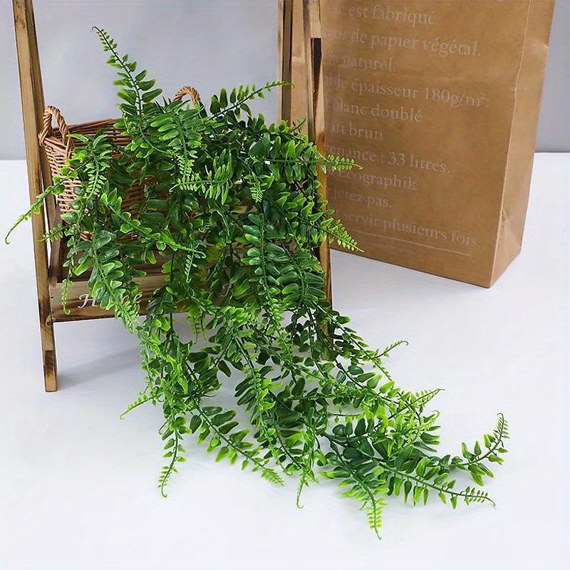 

78cm Artificial Plant Plastic Wall Hanging Persian Grass Vine Home Garden Wedding Party Wall Balcony Decoration Artificial Plant