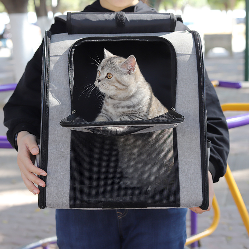 

Sac À Dos Pour Animaux Portable, Sac Spacieux Et Respirant Pour Chat, Fournitures Pour Animaux