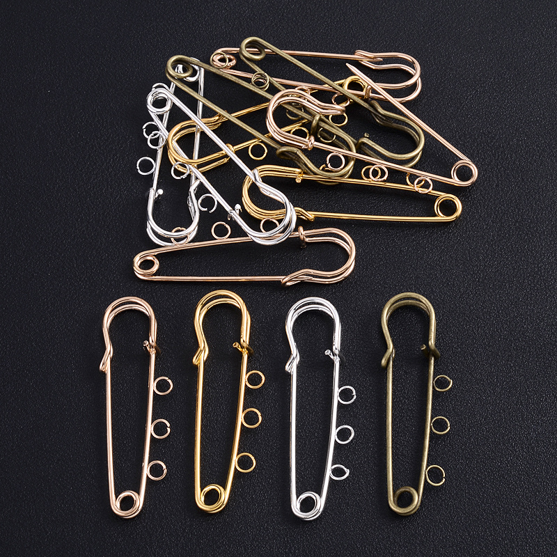 Brooch Clip Base Pin Blank Safe Lock Brooch Pin Base Badge - Temu