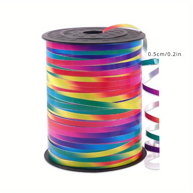 Rainbow Ribbon 500 Yard Curling Ribbon Crafts Iridescent - Temu