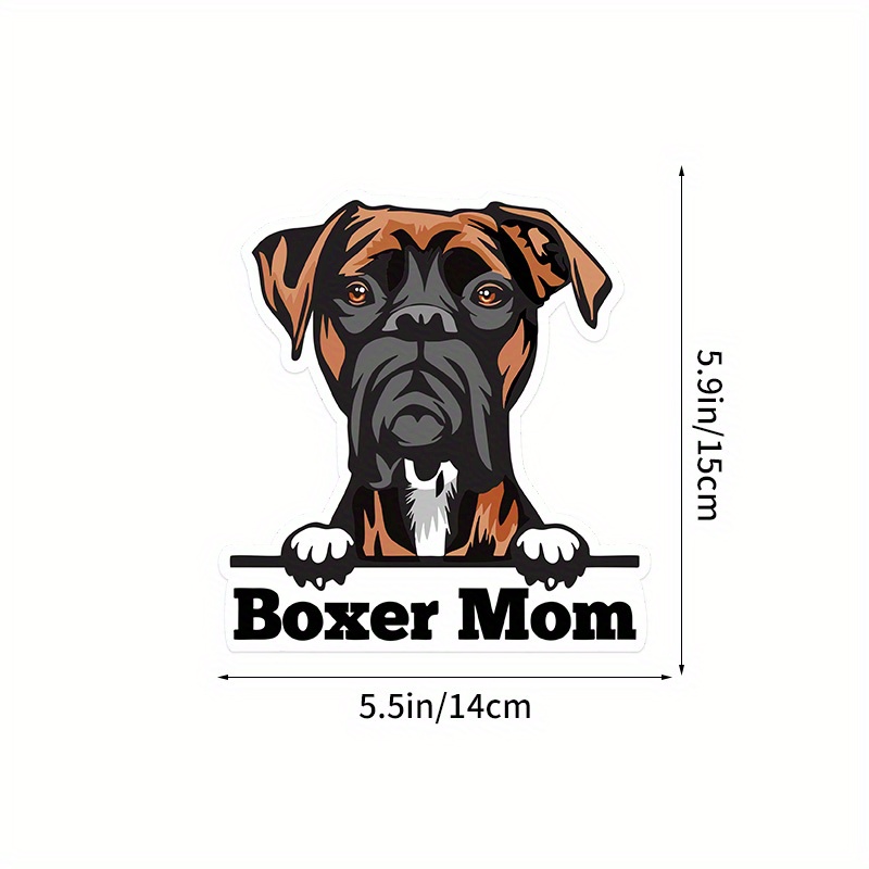 Boxer store mom decal