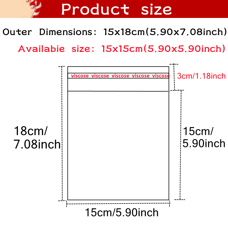 TEMU 400pcs Self-sealing Gift Bags - Transparent Bags, Self-adhesive Sealed Bags, Holiday Gift Packaging, Transportation, Jewelry, Pendants, Keychain