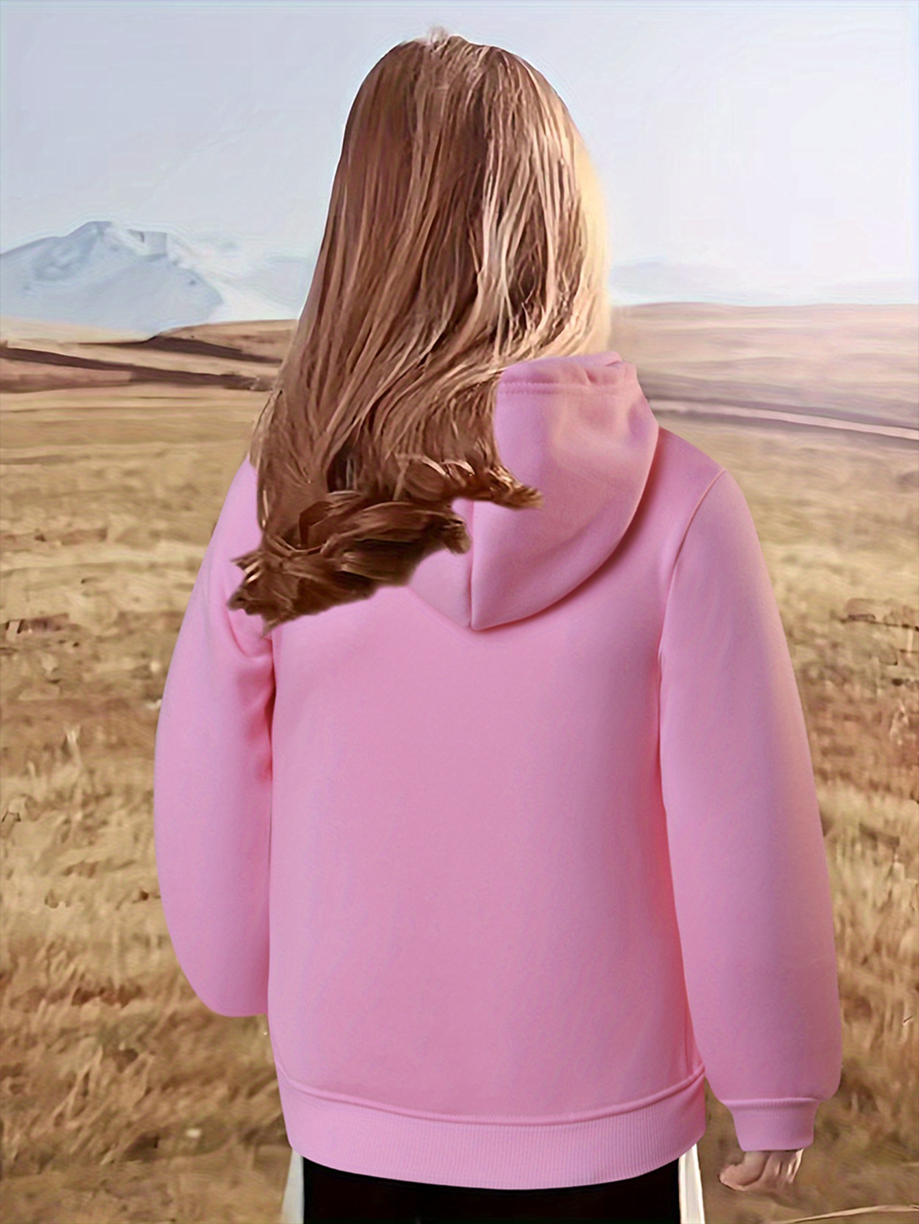 Sudaderas Con Capucha De Forro Polar Para Niñas - Manga Larga, Bolsillos, Ideales Para Invierno