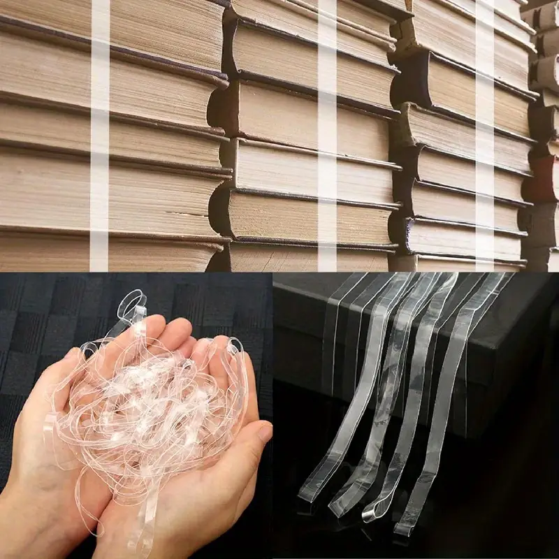 300 BLACK Strong Elastic Stretchable Rubber Bands Money Home School Office Band - Foto 2