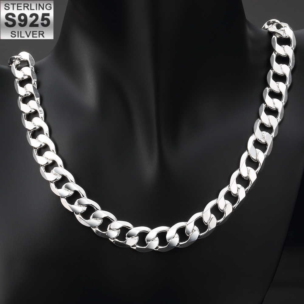 Silver 925 necklace 2024 for men