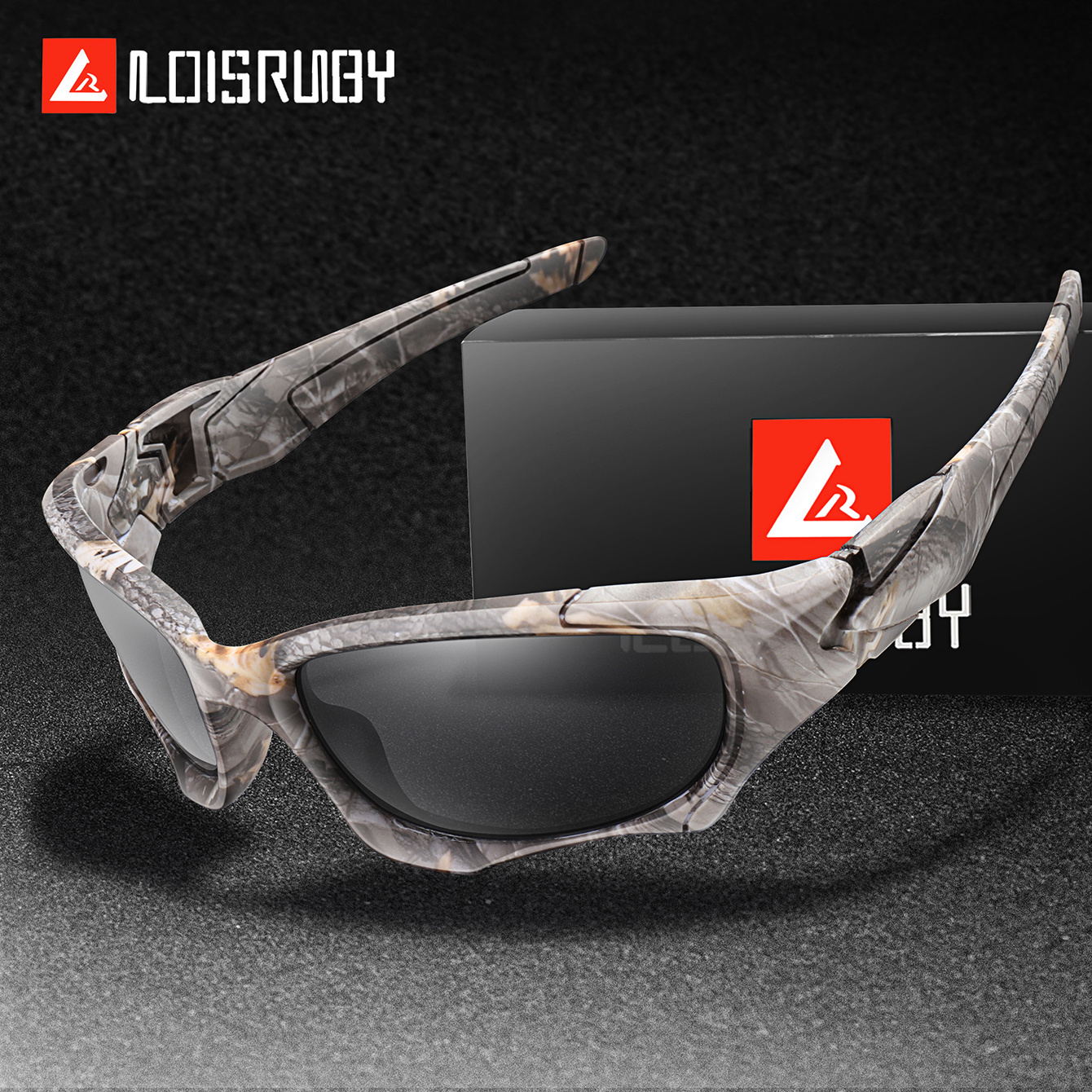 Premium Cool Camouflage Frame Wrap Around Polarized Sunglasses For