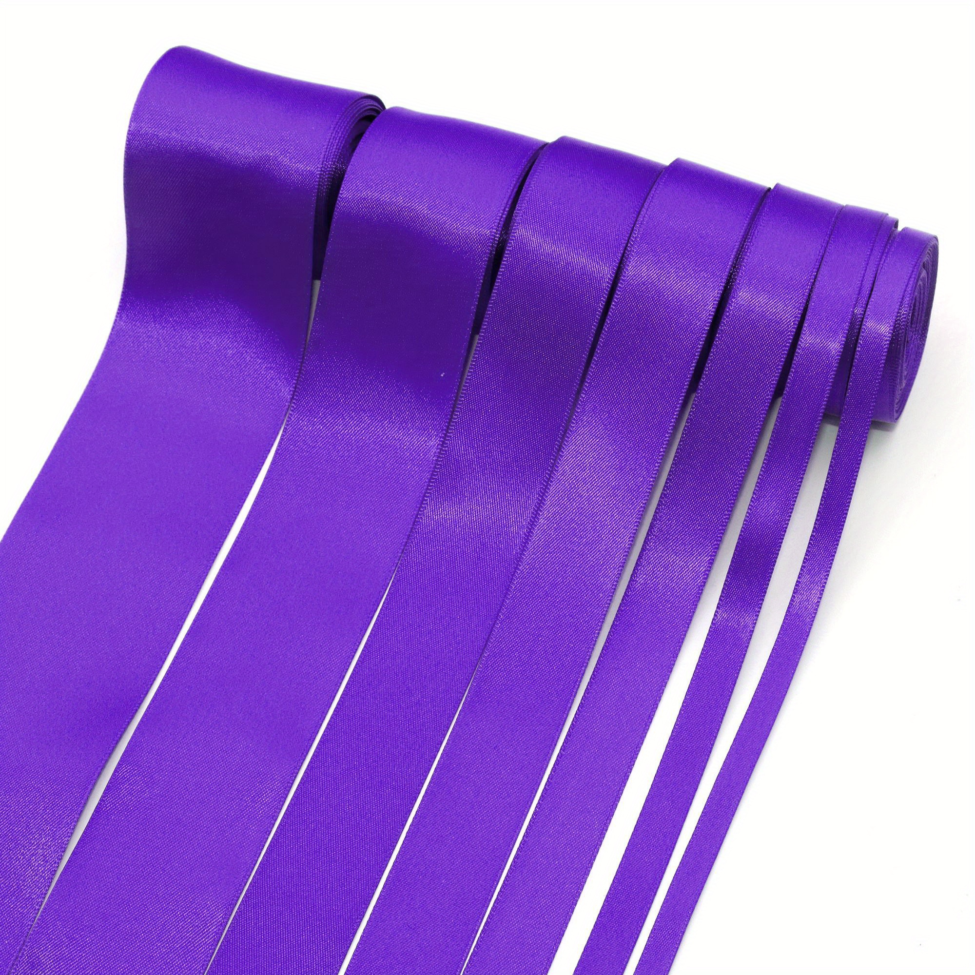 Solid Color Double Faced Satin Ribbon X 50 Yard Ribbons - Temu
