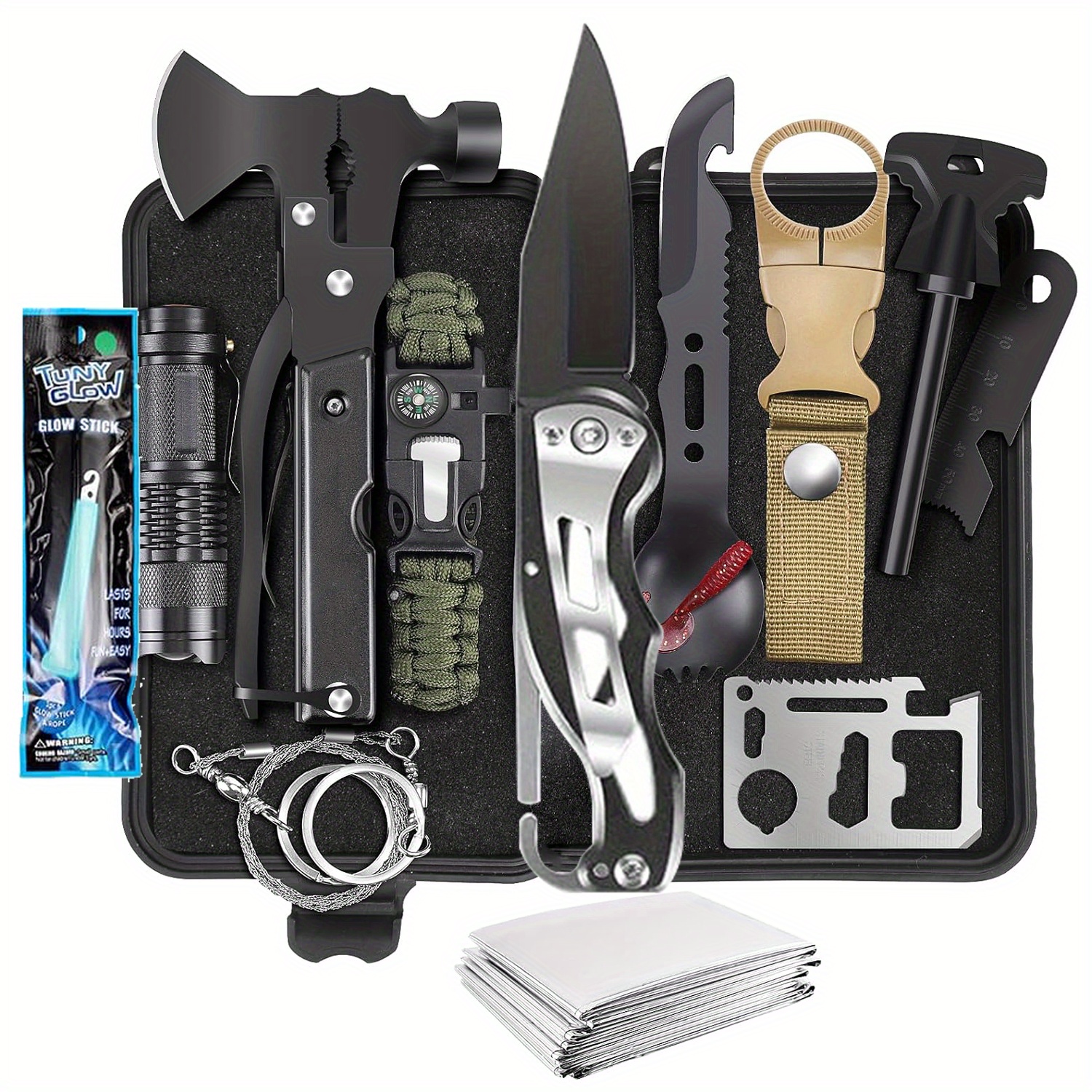 1pc Survival Kits Gifts For Men Dad Husband Boyfriend Him Survival Gear  Camping Essentials Cool Gadgets For Camping Hiking Wilderness Adventures  Outdoor First Aid Kit, Don't Miss These Great Deals