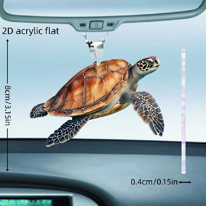 Tier Auto Anhänger Meeres schildkröte Anhänger für Auto Innenraum